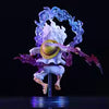 Bandai-Mini figurine One Piece Luffy Gear 5, statue de dieu du soleil, nika, figurine d&